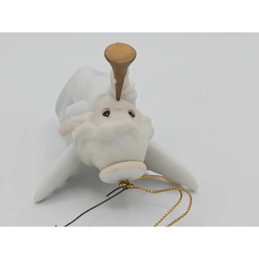 Precious Moments 150320 Joy To The World Enesco Angel Holding Horn Ornament 1995
